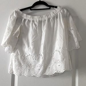 White Laced Crop Top from H&M!